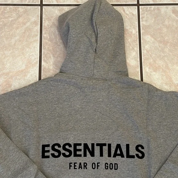 Fear of God Essentials Hoodies Pullover Dark Oatmeal - Picture 6 of 12